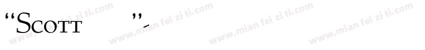 “Scott 生日快乐！”字体转换